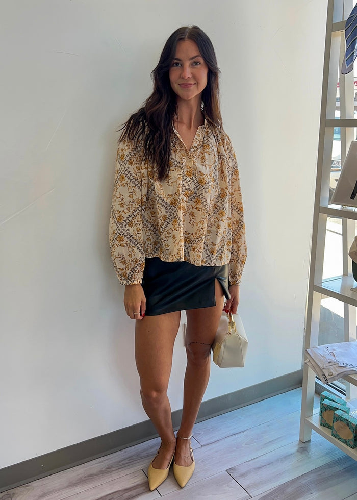 THE CIARA LEATHER SKIRT