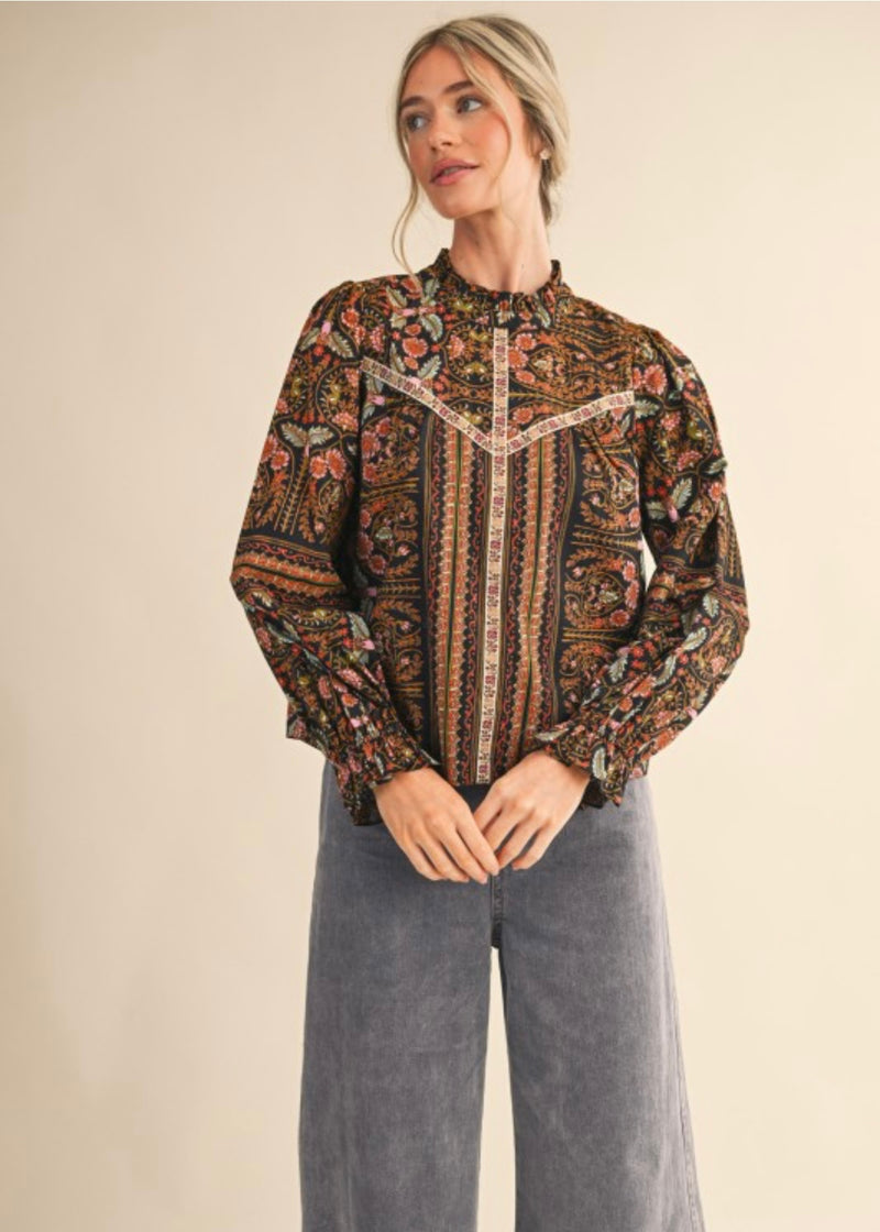 THE POLLY FLORAL TOP