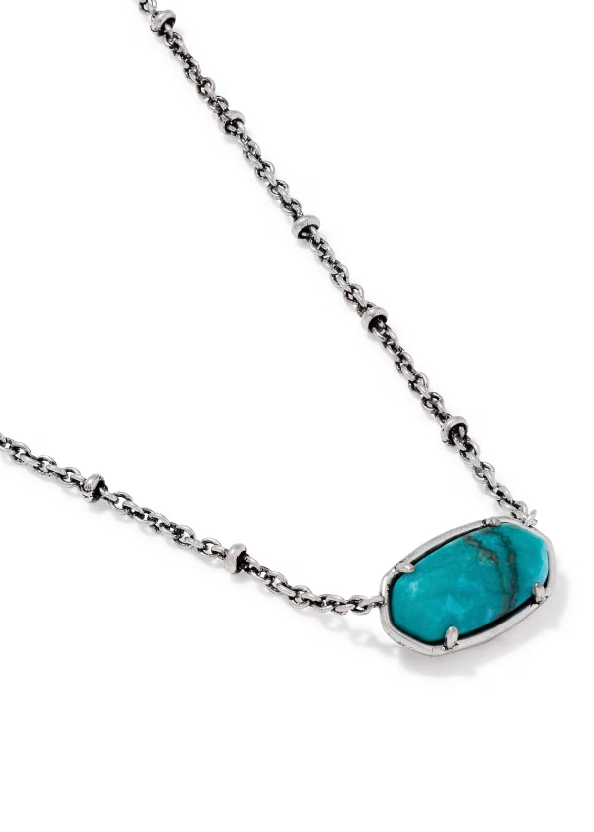 KENDRA SCOTT TIGER STRIPED ELISA SHORT PENDANT NECKLACE