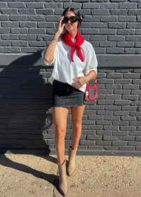 FREE PEOPLE MOVEMENT TACKLE TEE - WHITE