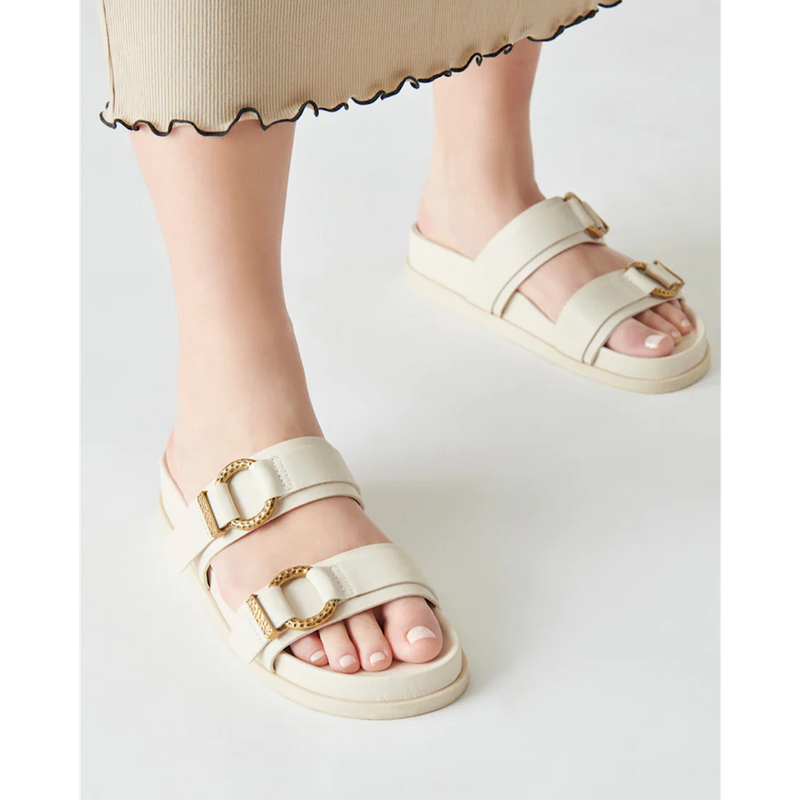 DOLCE VITA SOYA SANDALS - IVORY STELLA