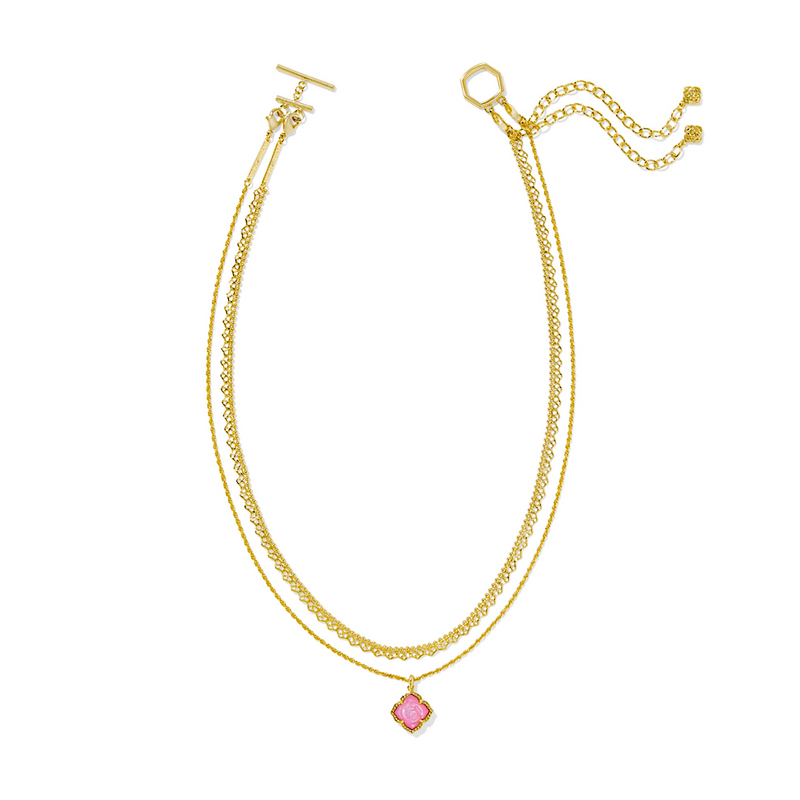 KENDRA SCOTT MALLORY ROSE MULTI STRAND NECKLACE
