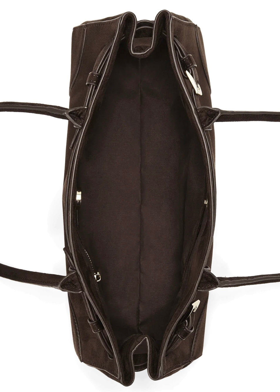 BILLINI NADIA SHOULDER BAG - DARK CHOCOLATE SUEDE