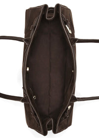 BILLINI NADIA SHOULDER BAG - DARK CHOCOLATE SUEDE