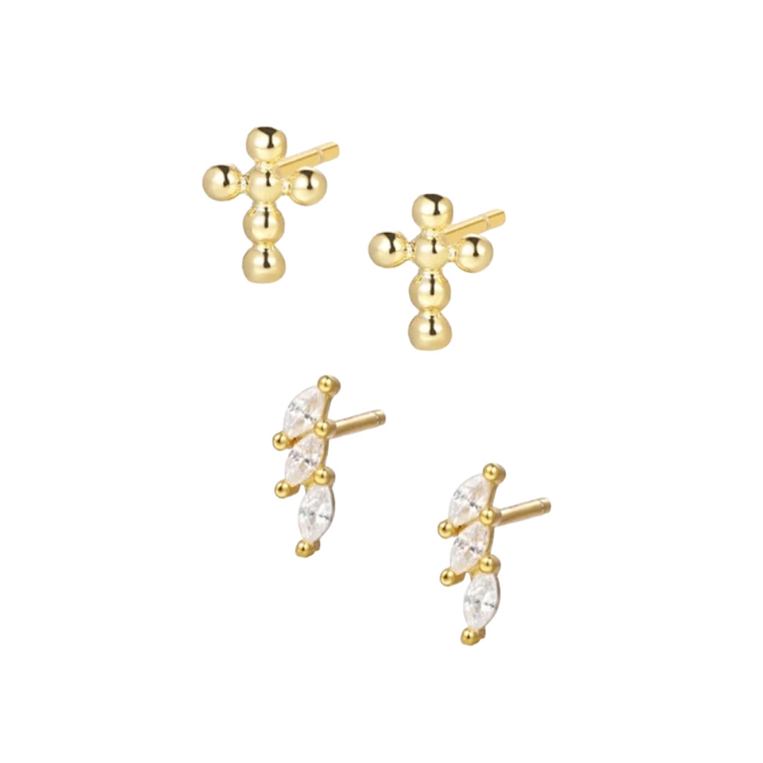 WING & A PRAYER STUD EARRINGS SET