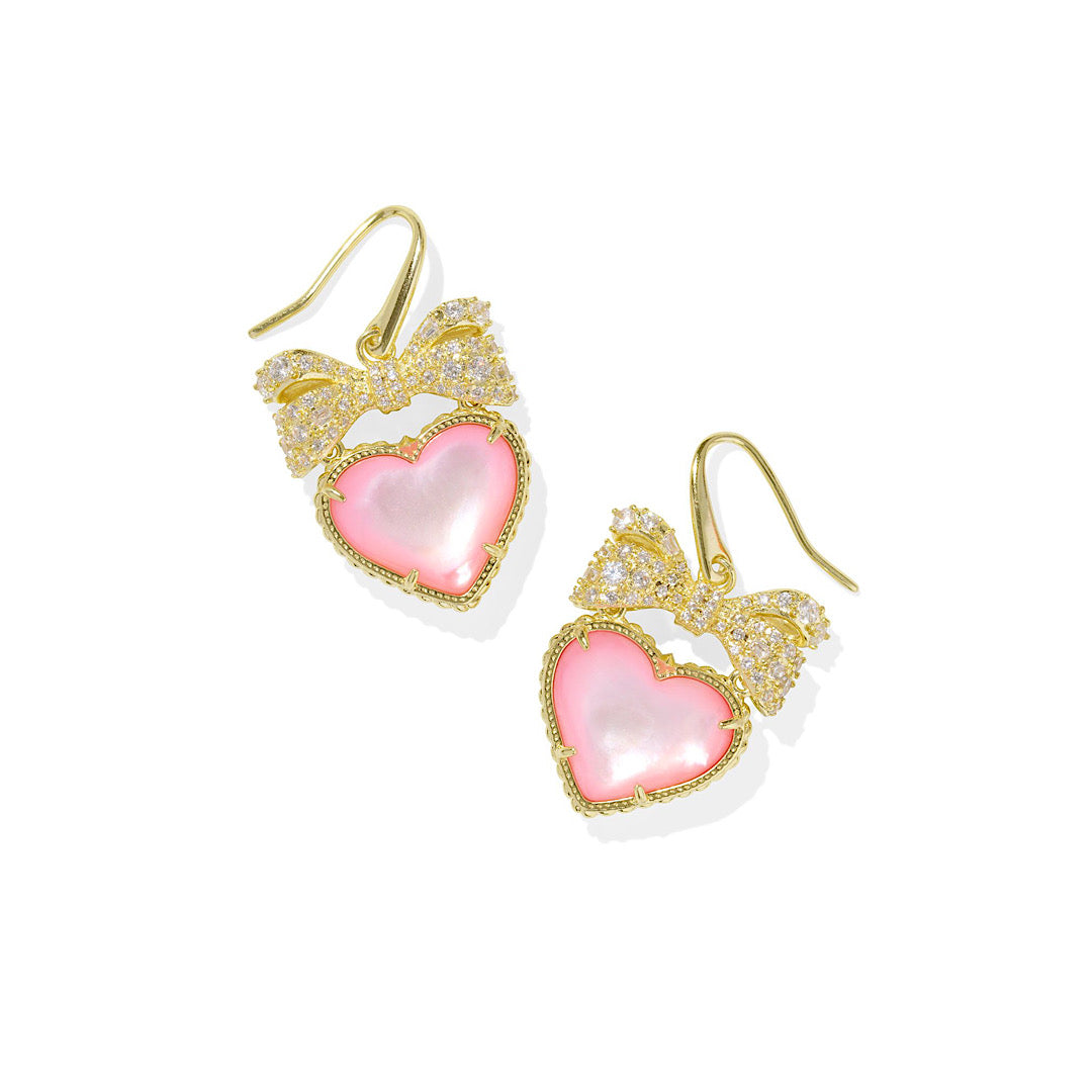 KENDRA SCOTT HAISLEY HEART DROP EARRINGS