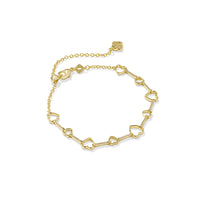 KENDRA SCOTT HAISLEY HEART DELICATE CHAIN BRACELET