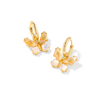 KENDRA SCOTT BIANCA BUTTERFLY HUGGIE EARRINGS