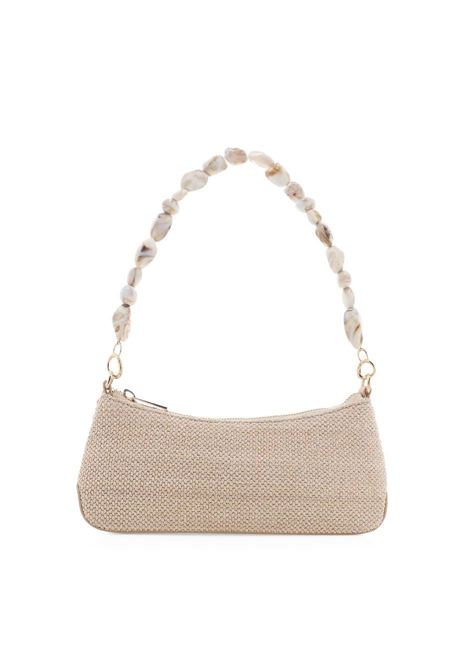 BILLINI JAMIE SHOULDER BAG - NATURAL RAFFIA