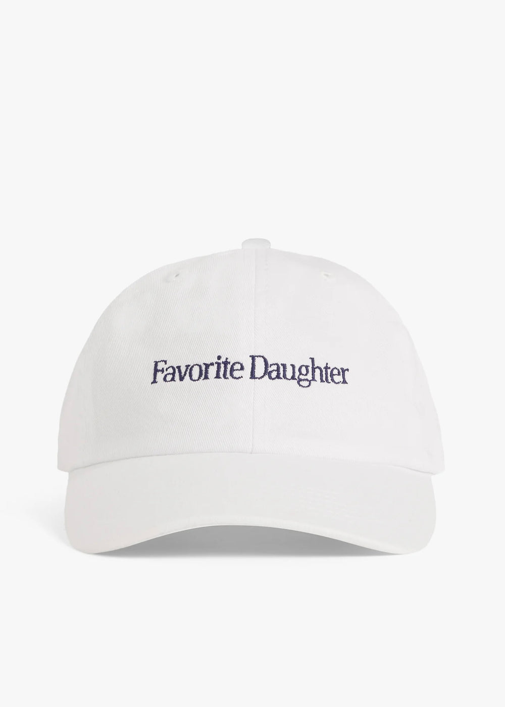 FAVORITE DAUGHTER THE CLASSIC LOGO BASEBALL HAT - WHITE