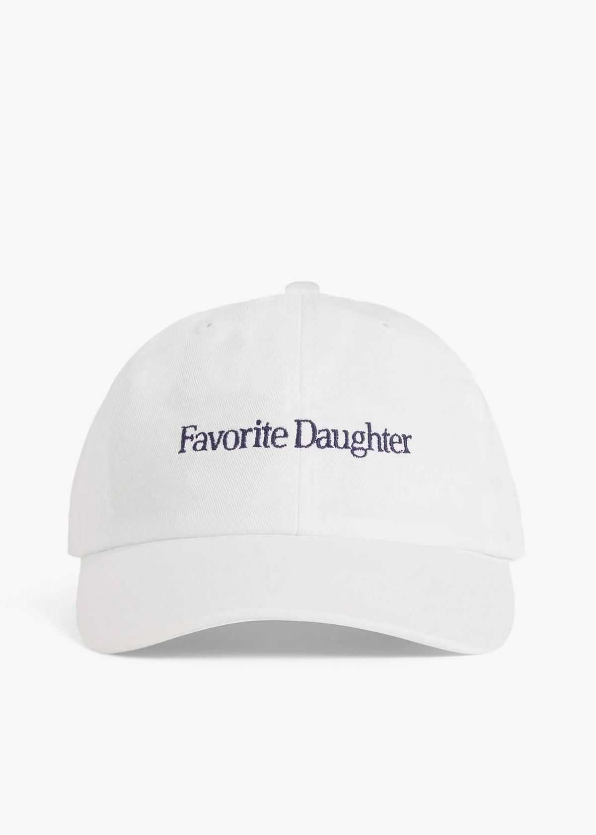 FAVORITE DAUGHTER THE CLASSIC LOGO BASEBALL HAT - WHITE