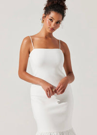 ASTR THE LABEL BRITTNEA BODYCON BUBBLE HEM DRESS