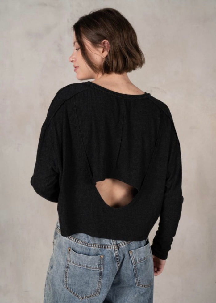 THE KIKI TOP - BLACK