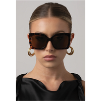 OTRA EYEWEAR DYNASTY SUNGLASSES - TORTOISESHELL