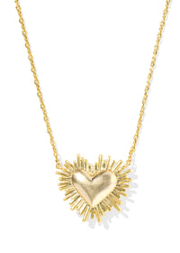 DOLLY PARTON X KENDRA SCOTT ARI HEART SHORT PENDANT NECKLACE