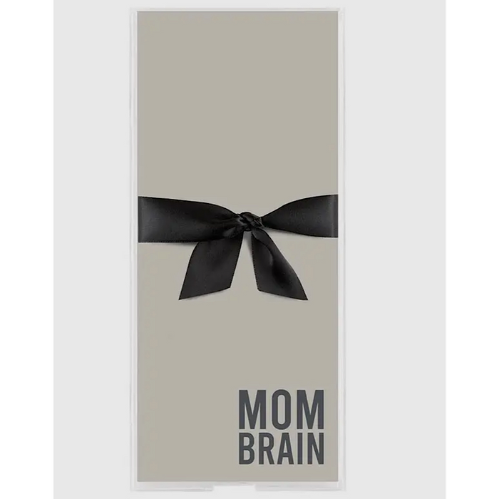 ACRYLIC TRAY & NOTEPAD - MOM BRAIN