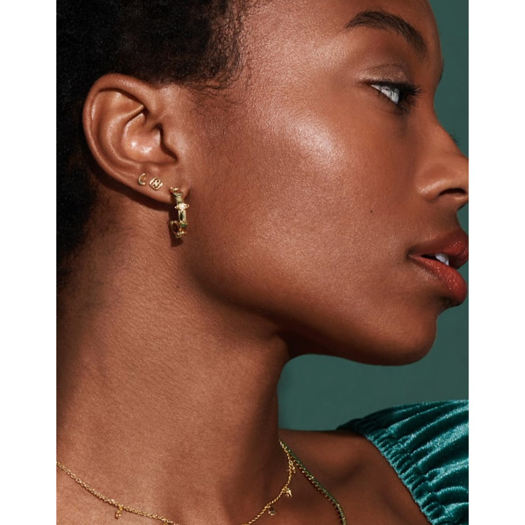 KENDRA SCOTT BEATRIX SMALL HOOP EARRINGS Makie Black Boutique