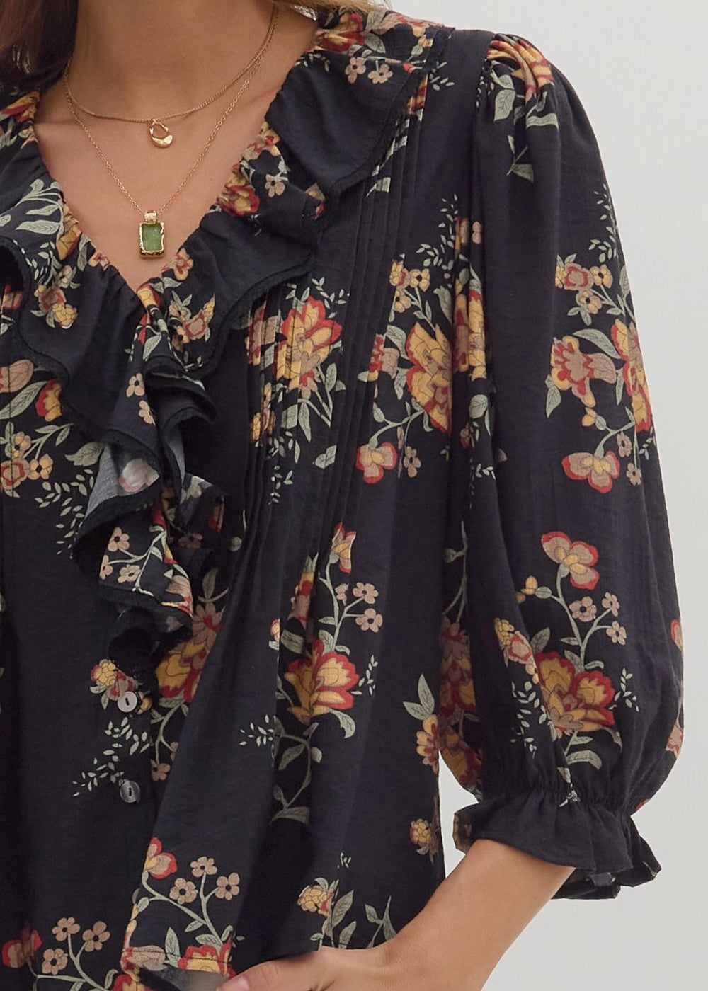 THE GEORGIA FLORAL TOP