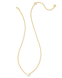 KENDRA SCOTT CAILIN PENDENT NECKLACE GOLD IVORY MOTHER OF PEARL