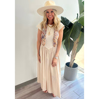 BREAKING HEARTS MIDI DRESS