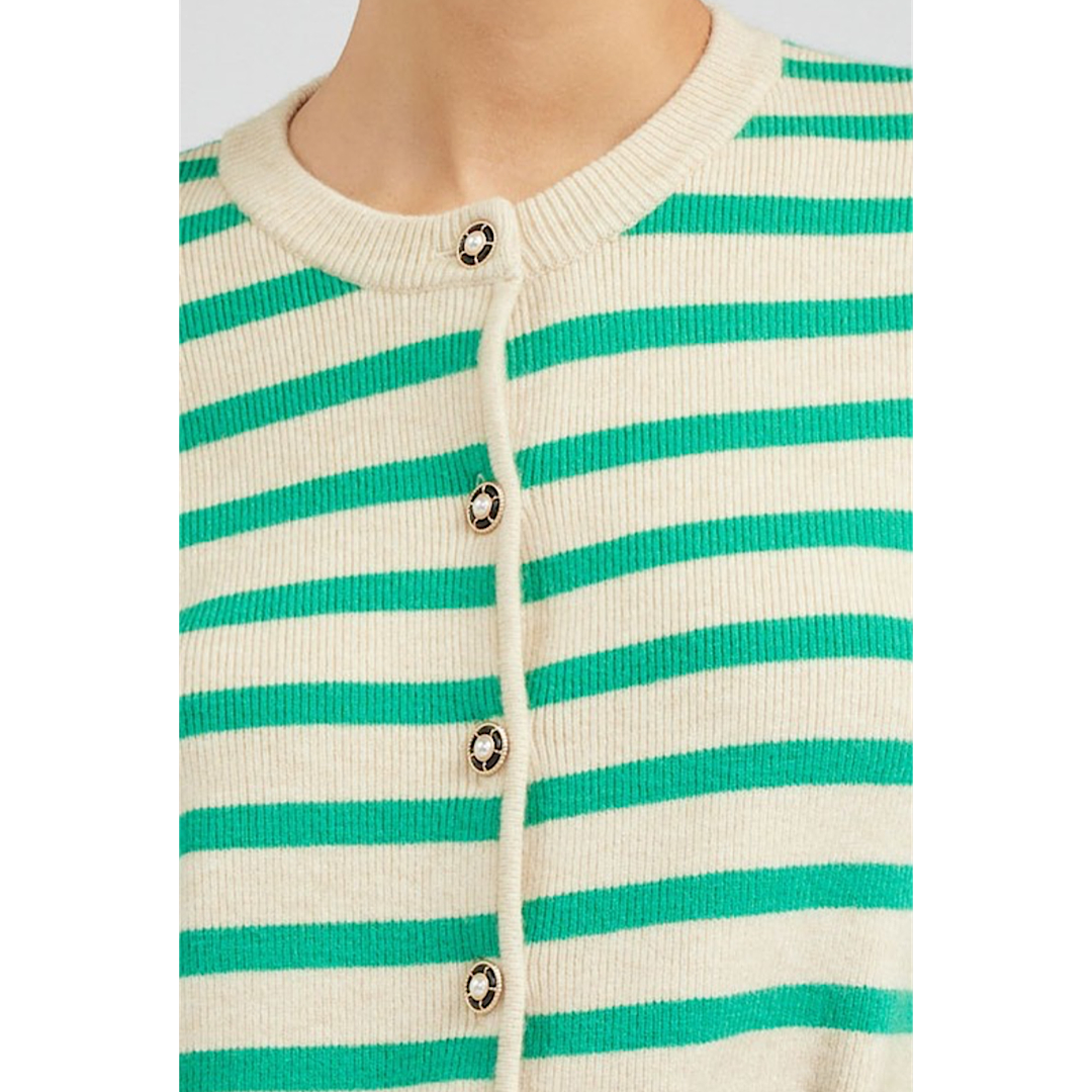 143 STRIPED CARDIGAN