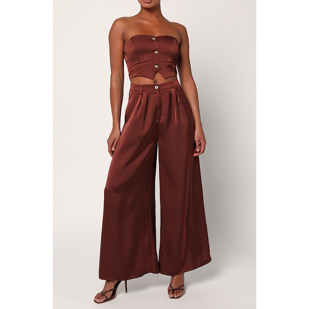 LULUS PUR-SUIT OF PERFECTION WIDE LEG PANTS