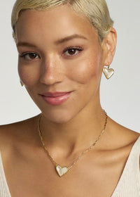 KENDRA SCOTT ARI HEART STATEMENT NECKLACE