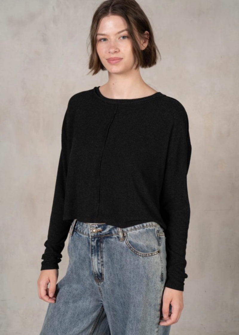 THE KIKI TOP - BLACK