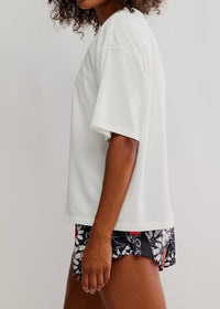 FREE PEOPLE MOVEMENT TACKLE TEE - WHITE