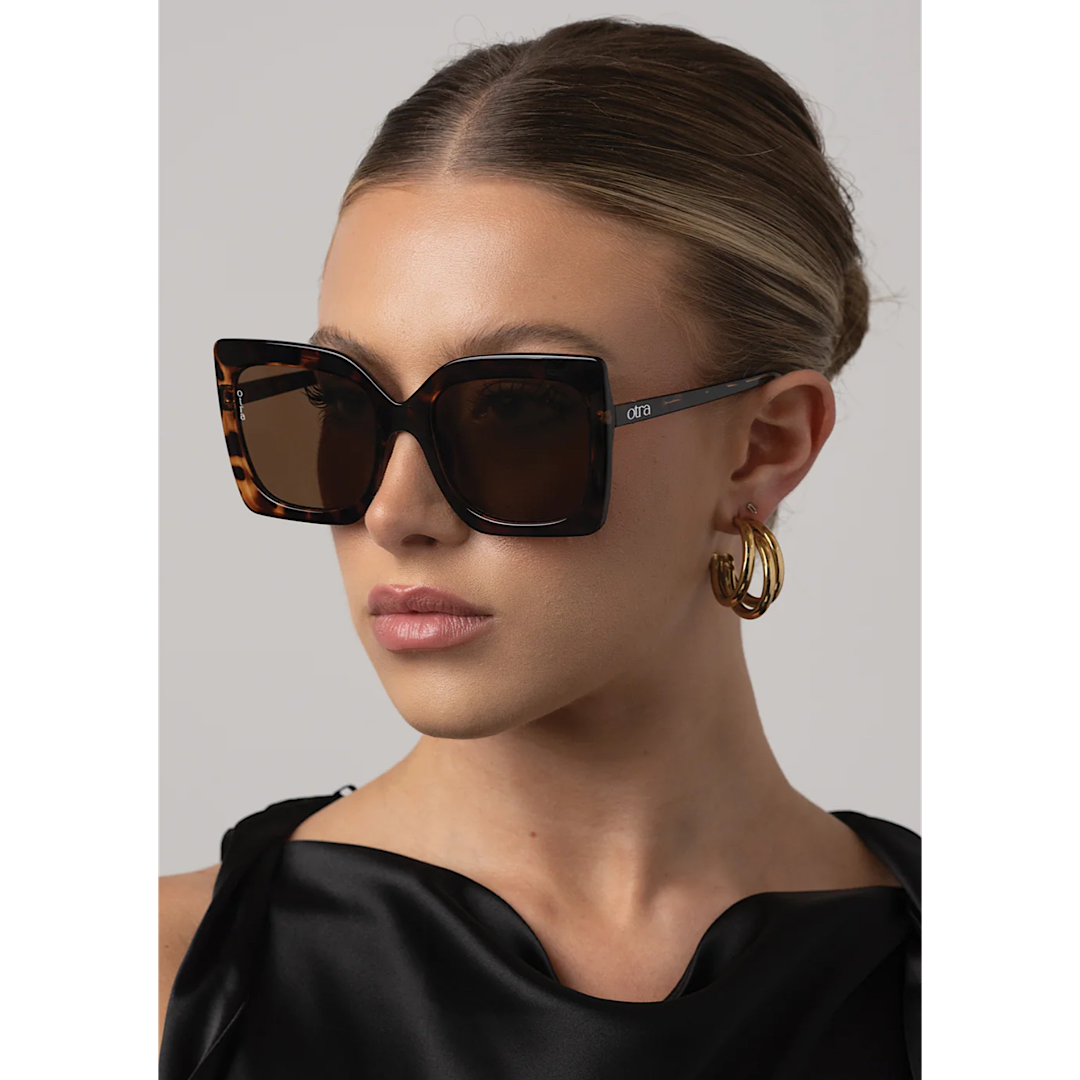 OTRA EYEWEAR DYNASTY SUNGLASSES - TORTOISESHELL