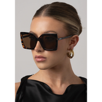 OTRA EYEWEAR DYNASTY SUNGLASSES - TORTOISESHELL