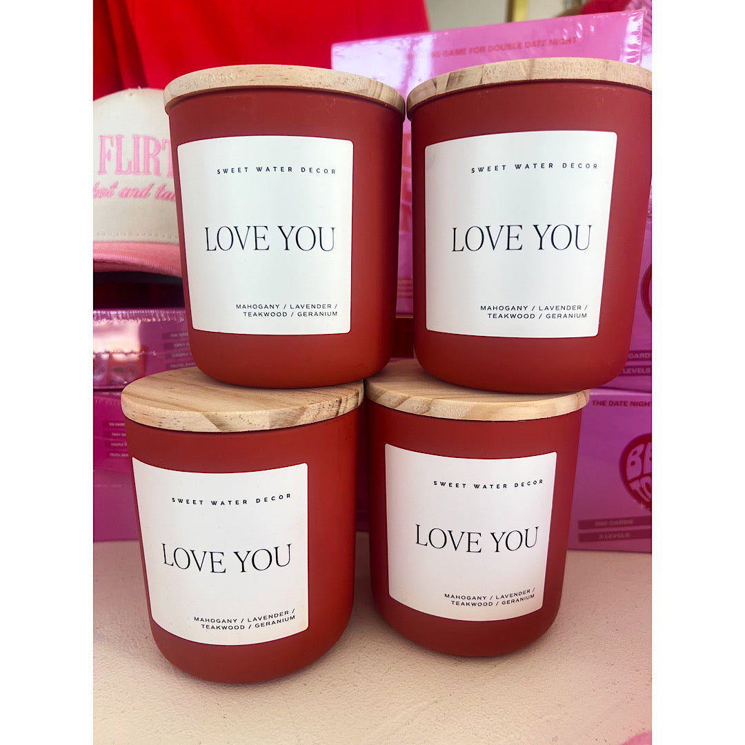 LOVE YOU 15 OZ SOY CANDLE