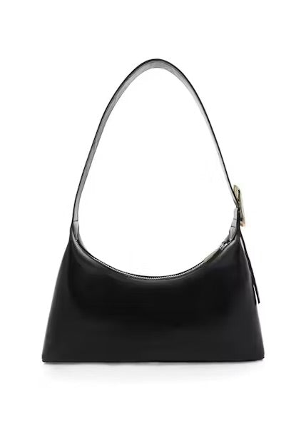 BILLINI LUCIE SHOULDER BAG - BLACK SHINE