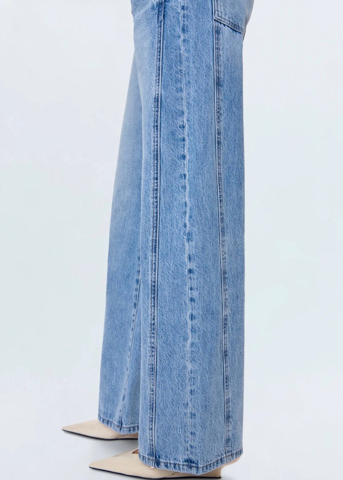 PISTOLA CALEB HIGH RISE STACKED WAIST JEAN - ERA