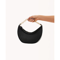 BILLINI HARVIE HANDLE BAG - BLACK