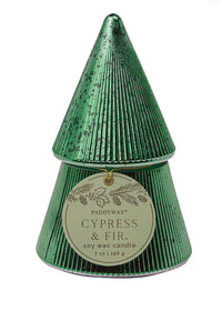 PADDYWAX CYPRESS & FIR GREEN TREE - 7 OZ CANDLE