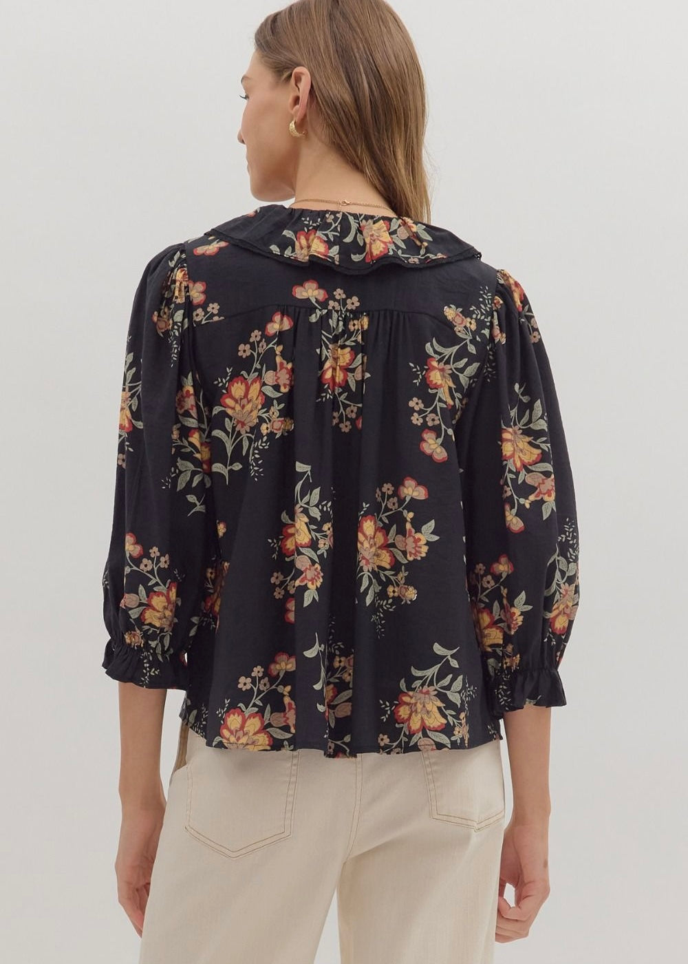 THE GEORGIA FLORAL TOP