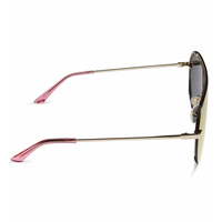 DIFF IMANI - GOLD PINK RUSH MIRROR SUNGLASSES