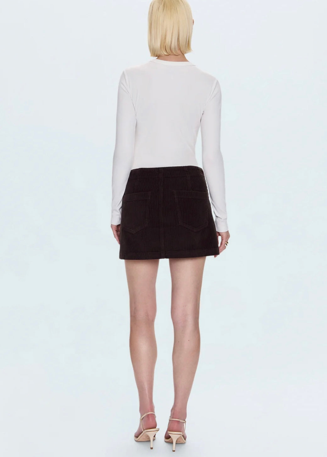 PISTOLA UMA HIGH RISE MINI SKIRT - MOCHA
