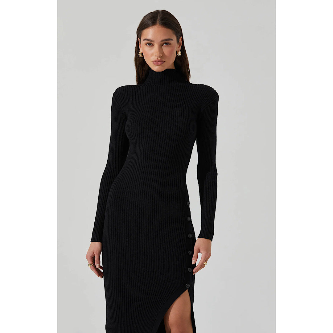 ASTR THE LABEL SORYN SWEATER MIDI DRESS