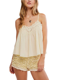 FREE PEOPLE DAYLIGHT CHARM CAMI - PEAR SORBET
