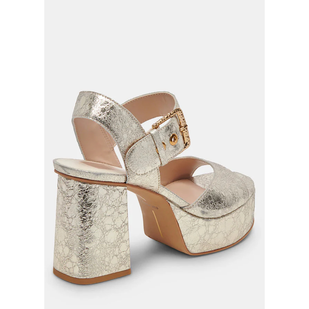 DOLCE VITA BOBBY PLATINUM HEELS