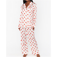 SHOW ME YOUR MUMU CLASSIC PJ SET - QUEEN OF HEARTS SILKY