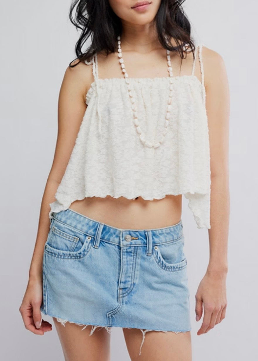 FREE PEOPLE BRIANA TANK - SUGAR SWIZZLE