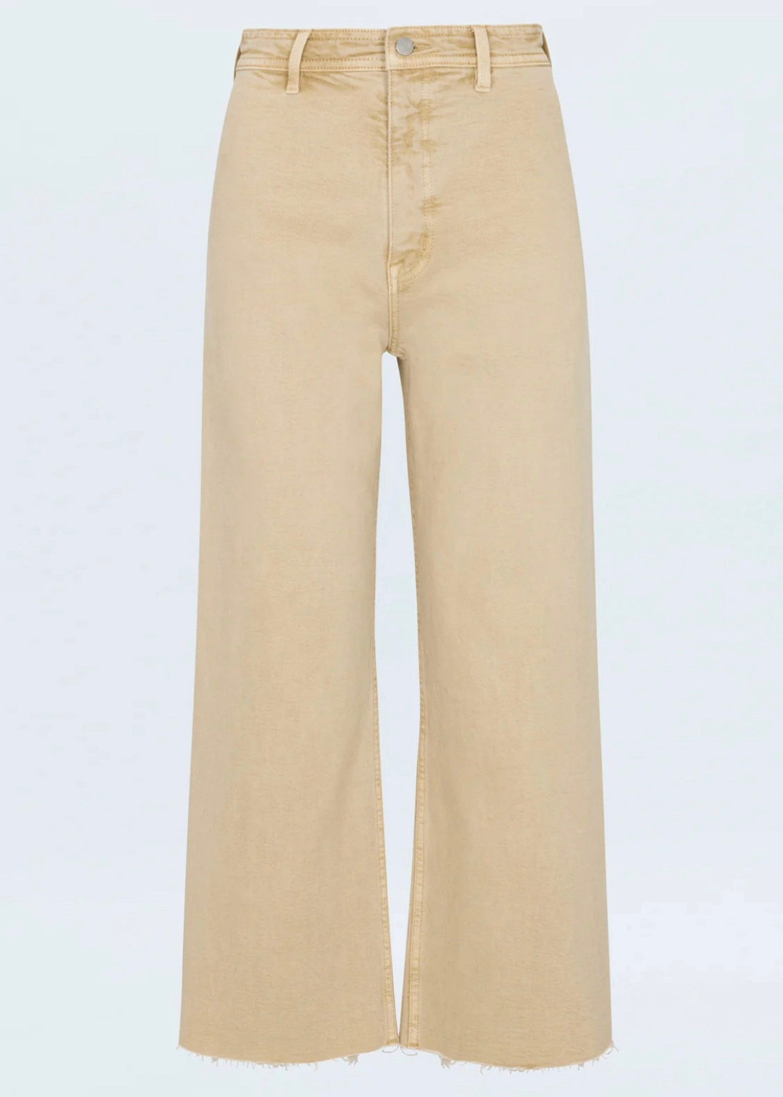 PISTOLA PENNY CROP HIGH RISE WIDE LEG JEAN - SAND DOLLAR