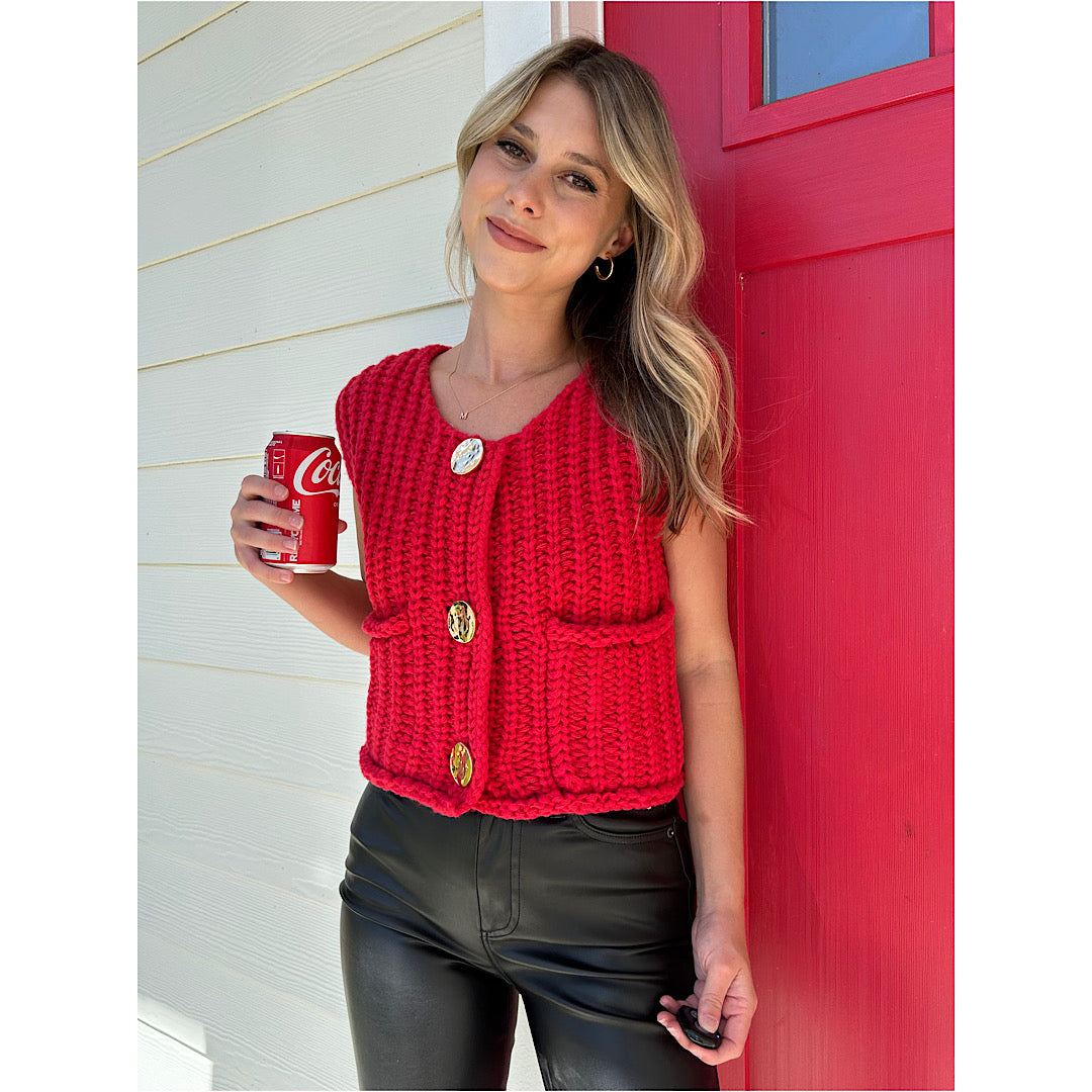 THE MORGIE KNITTED VEST