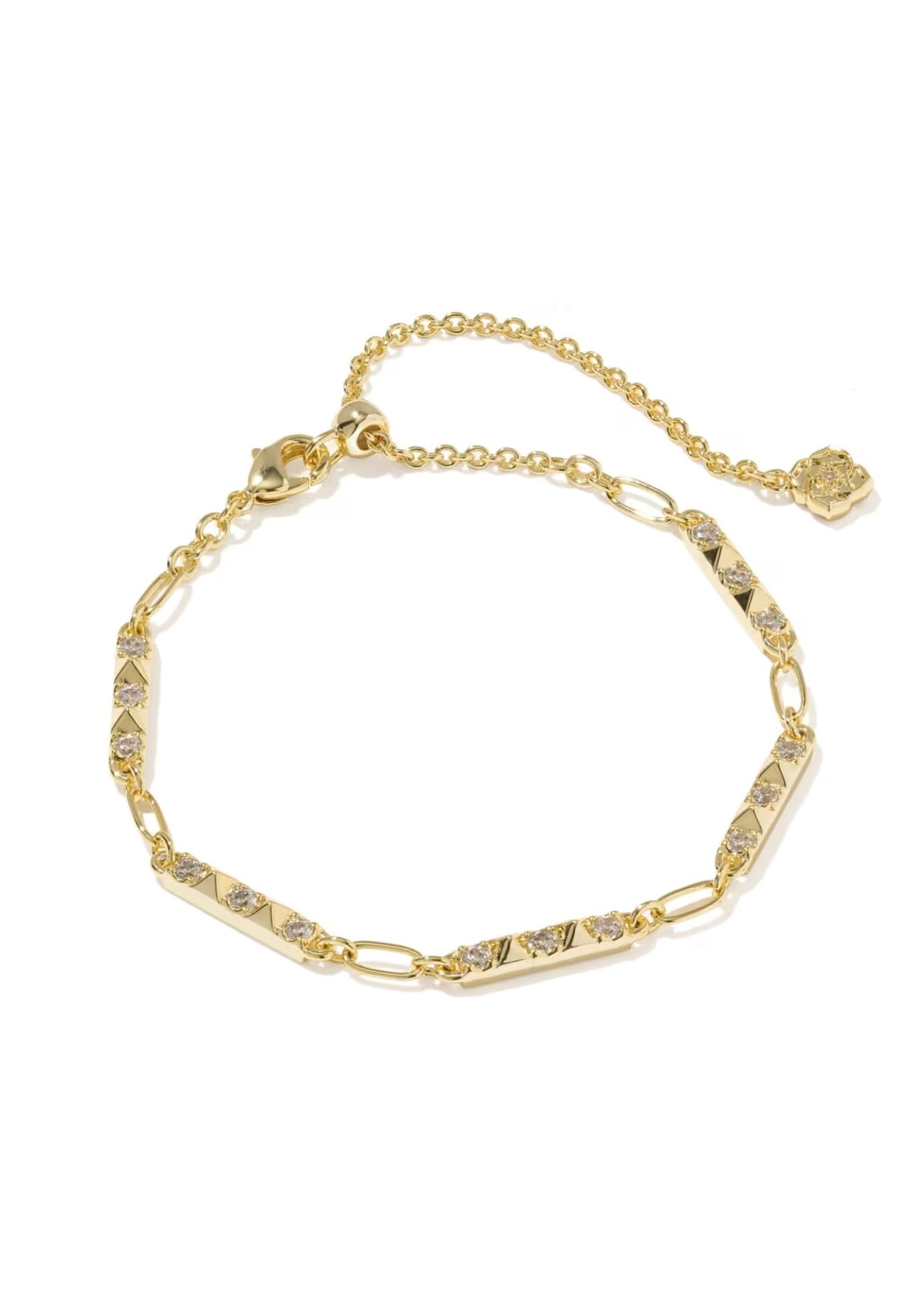 KENDRA SCOTT FATE SET OF 2 DELICATE CHAIN BRACELETS