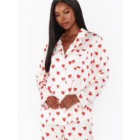 SHOW ME YOUR MUMU CLASSIC PJ SET - QUEEN OF HEARTS SILKY