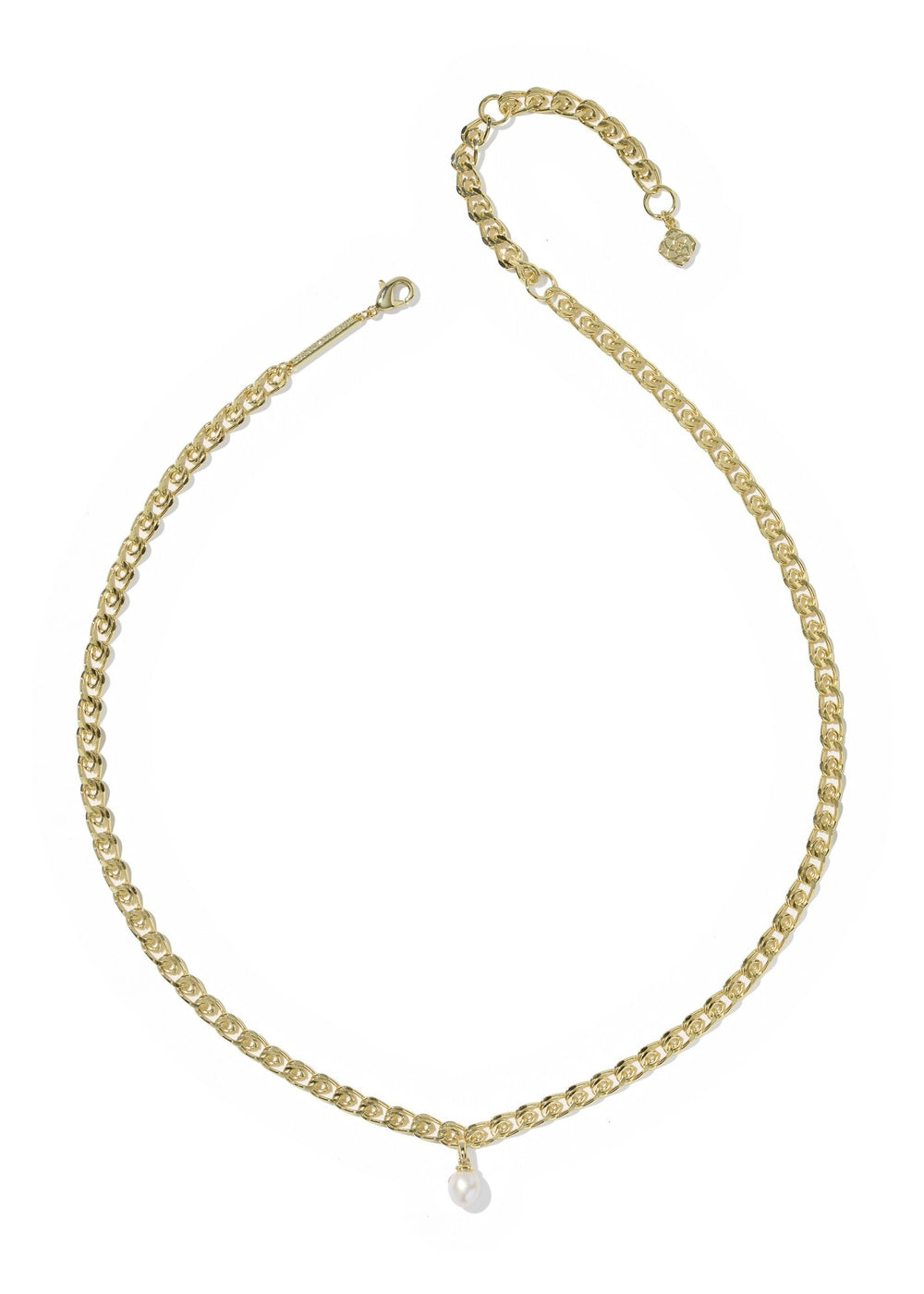 KENDRA SCOTT OAKLAND PEARL SHORT PENDANT NECKLACE