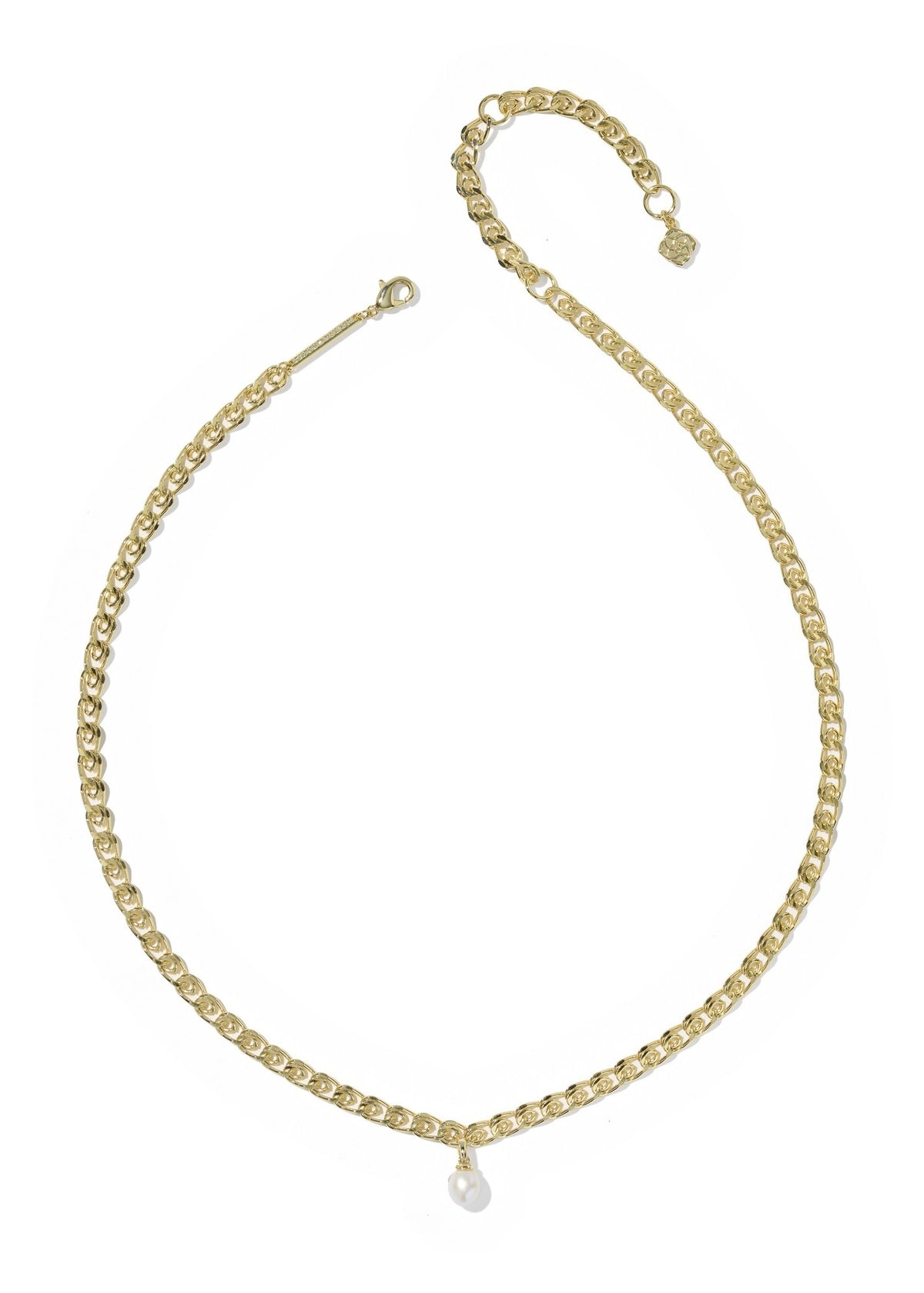 KENDRA SCOTT OAKLAND PEARL SHORT PENDANT NECKLACE